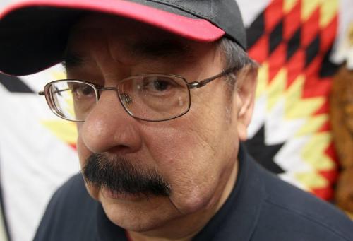 Larry Amos a First Nation man comments on report that says First Nations people tend to get heart attacks earlier in life than other Canadians and that they receive fewer cardiac procedures as well.-See Larry Kusch story- January 31, 2013   (JOE BRYKSA / WINNIPEG FREE PRESS)