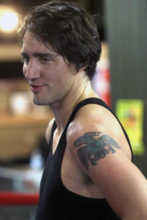 Federal Liberal leadership candidate Justin Trudeau  at Pan Am Boxing Club during his boxing work out session in Winnipeg Friday He will take place in a leadership candidate debate at 1 p.m. at the Metropolitan Theatre in Winnipeg Saturday afternoon.- February 01, 2013   (JOE BRYKSA / WINNIPEG FREE PRESS)