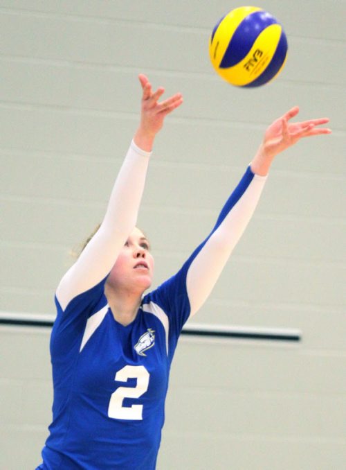 Brandon Sun Lisa Barclay UBC womens volleyball. (Colin Corneau/Brandon Sun)