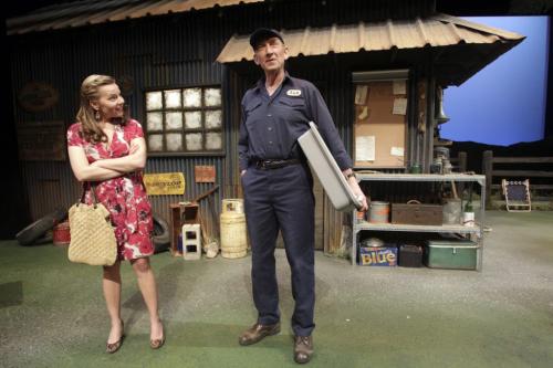 RMTC production of Ed's Garage by Dan Needles will be showing from Feb 7th to March 2, 2013. Actress Tracy Penner plays Cassandra and Douglas Hughes plays Nick. 130206 - Tuesday, February 22, 2013 -  (MIKE DEAL / WINNIPEG FREE PRESS)