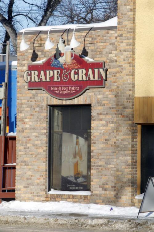 Grape & Grain business on Osborne. Feb 7, 2013  BORIS MINKEVICH / WINNIPEG FREE PRESS