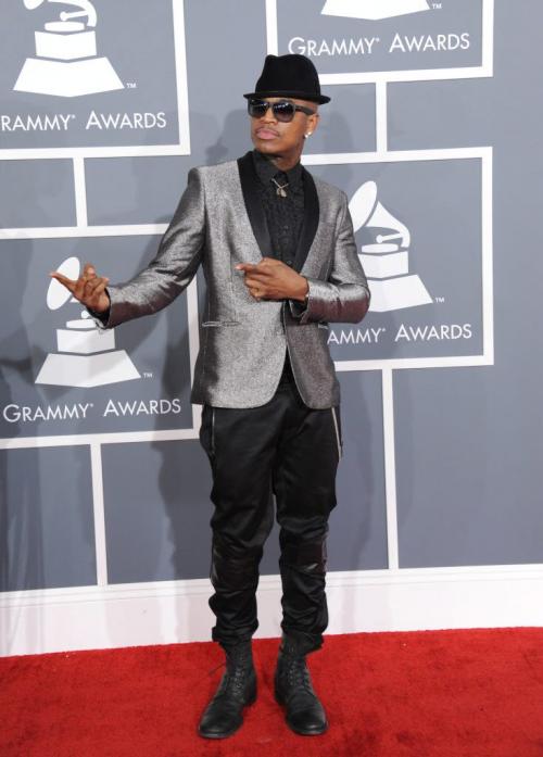 Ne-Yo arrives at the 55th annual Grammy Awards on Sunday, Feb. 10, 2013, in Los Angeles.  (Photo by Jordan Strauss/Invision/AP)