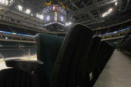 Empty fan seats in MTS Centre-See story- February 12, 2013   (JOE BRYKSA / WINNIPEG FREE PRESS)