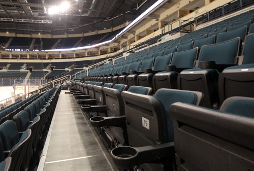 Empty fan seats in MTS Centre-See story- February 12, 2013   (JOE BRYKSA / WINNIPEG FREE PRESS)