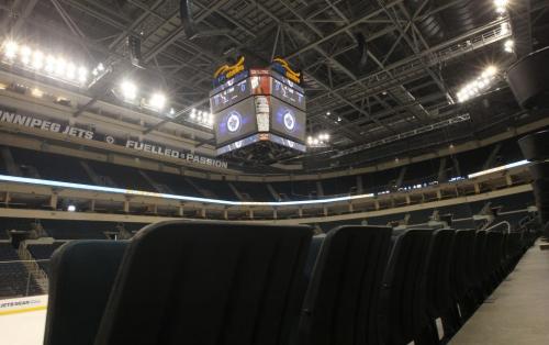 Empty fan seats in MTS Centre-See story- February 12, 2013   (JOE BRYKSA / WINNIPEG FREE PRESS)