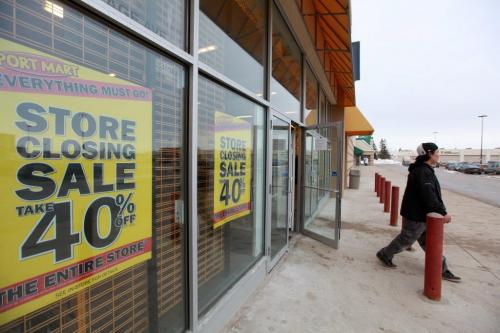 Sport Mart in Unicity is the last remaining store in the city that is still open.  It is due to close in March. See Geoff Kirbyson's story   Feb 13, 2013, Ruth Bonneville  (Ruth Bonneville /  Winnipeg Free Press)