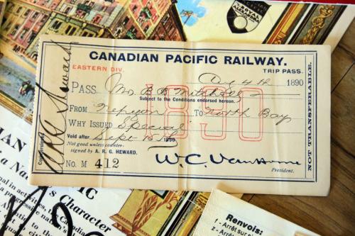 Brian Schuff collects railroad ephemera: schedules, train tickets, etc - some of it dates back 120 years. SANDERSON STORY. Feb 19, 2013  BORIS MINKEVICH / WINNIPEG FREE PRESS