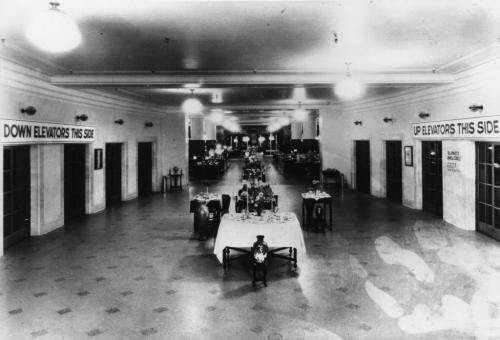 Hudson's Bay Company's downtown store. Third floor looking south from passenger elevator lobby. November 1926 Hudson's Bay Company Archives, Manitoba Archives