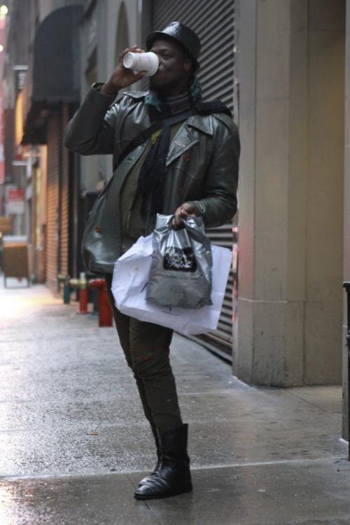 StreetStyle Babatunde Ajiboye - For Saturday March 9th 2013 (New York City) photographed by Celine Bonneville Winnipeg Free Press