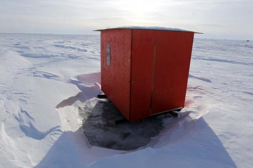 ICE SHACK PROJECT- These ice fishing huts are located in Balsam Bay on Lake Winnipeg. Feb 20, 2013  BORIS MINKEVICH / WINNIPEG FREE PRESS