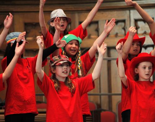 Bairdmore School - Bust a Move! group at Westminister United Church where the school groups played. March 8, 2013  BORIS MINKEVICH / WINNIPEG FREE PRESS