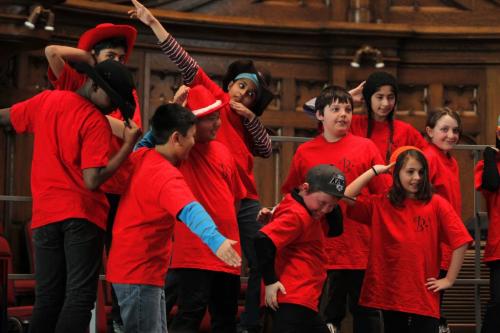 Bairdmore School - Bust a Move! group at Westminister United Church where the school groups played. March 8, 2013  BORIS MINKEVICH / WINNIPEG FREE PRESS