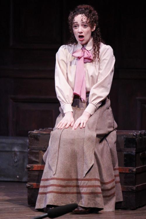 Actress Megan McGinnis stars as Jerusha Abbott in "Daddy Long Legs" at the Royal Manitoba Theatre Centre. Written and directed by John Caird, the story is based in the 20th century, chronicling the letters from a young orphan girl to her mysterious benefactor, who gives her the opportunity to go to college. The play runs from March 14-April 6 at the John Hirsch Mainstage. (JESSICA BURTNICK/WINNIPEG FREE PRESS) March 12, 2013