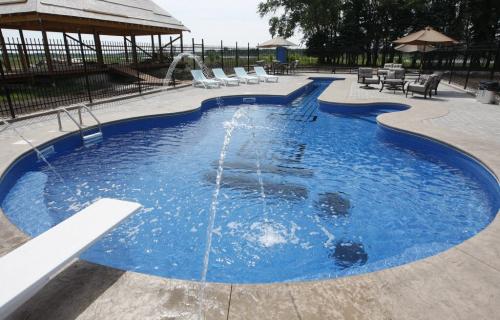 Anola home with guitar shaped  pool - in pic - Todd Lewys story ( KEN GIGLIOTTI  / WINNIPEG FREE PRESS ) July 8 2011