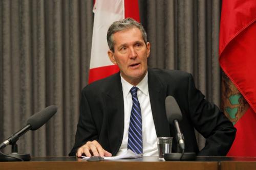 Brian Pallister makes a major policy announcement at the Legislature this morning. Various photos with various expressions. March 18, 2013  BORIS MINKEVICH / WINNIPEG FREE PRESS