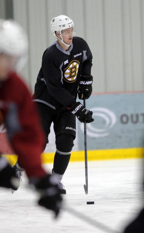 Boston Bruins #27 Dougie Hamilton for Ed Tait NHL story. March 18, 2013  BORIS MINKEVICH / WINNIPEG FREE PRESS
