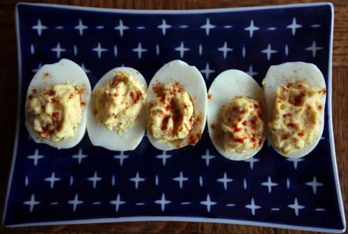 Recipe Swap, deviled eggs, See Alison Gilmore's tale. March 17, 2013 - (Phil Hossack / Winnipeg Free Press)