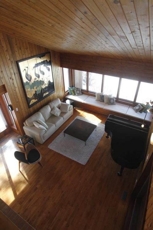 Homes. House at 171 River Road in St. Andrews, Mb. View from the second floor of the living room.The realtor is Bill Thiessen. Todd Lewys  (WAYNE GLOWACKI/WINNIPEG FREE PRESS) Winnipeg Free Press March 26 2013