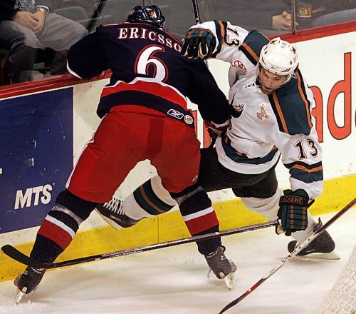 BORIS MINKEVICH / WINNIPEG FREE PRESS  070419 Manitoba Moose vs. Grand Rapids Griffins.