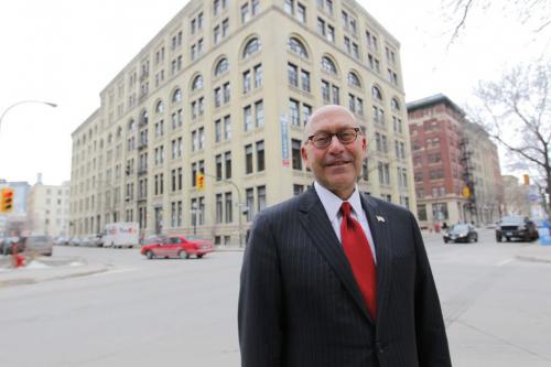 DAVID JACOBSON, the outgoing U.S. ambassador to Canada is in Winnipeg today. April 5, 2013  BORIS MINKEVICH / WINNIPEG FREE PRESS
