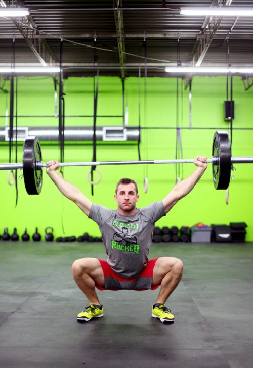 Brandon Sun 17042013 Zach McMillan poses for a photo during training at Crossfit Rocked on 10th Street in Brandon on Tuesday. (Tim Smith/Brandon Sun)