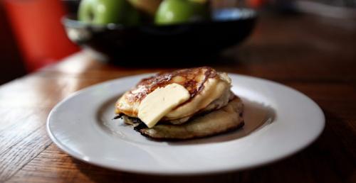 Buttermilk "French" pancakes....See Recipe Swap, Alison Gillmor story April 22, 2013 - (Phil Hossack / Winnipeg Free Press)