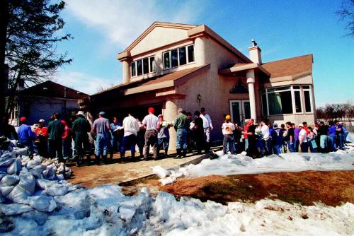 FLOOD OF 1997 photo winnipeg free press