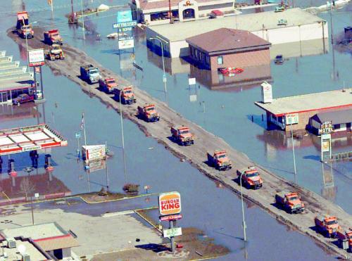 FLOOD OF 1997 photo winnipeg free press