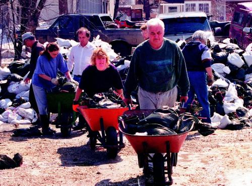 FLOOD OF 1997 photo winnipeg free press