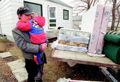 FLOOD OF 1997 photo winnipeg free press