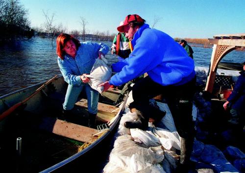 FLOOD OF 1997 photo winnipeg free press