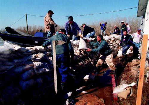 FLOOD OF 1997 photo winnipeg free press