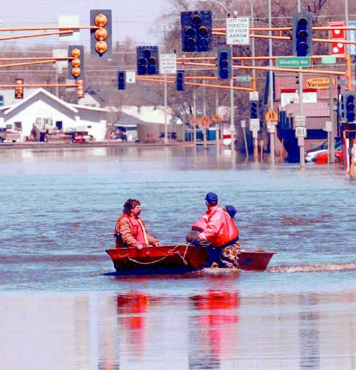 FLOOD OF 1997 photo winnipeg free press