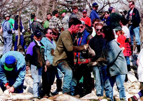 FLOOD OF 1997 photo winnipeg free press