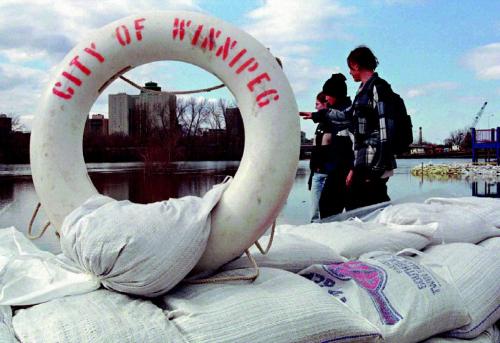 FLOOD OF 1997 photo winnipeg free press