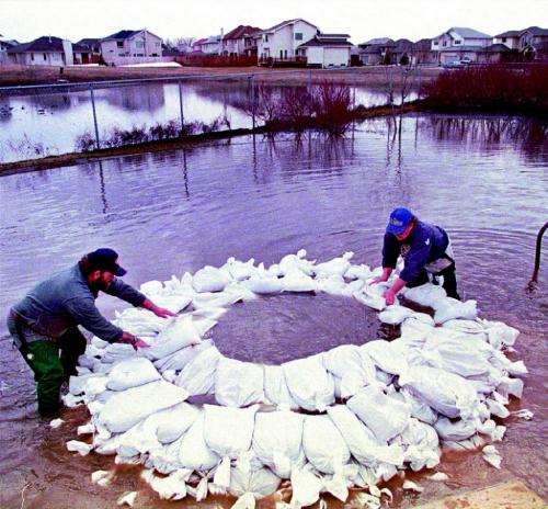 FLOOD OF 1997 photo winnipeg free press