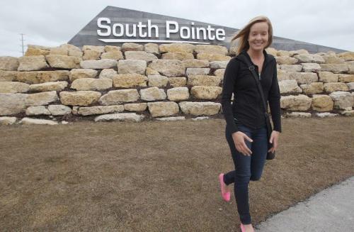 Marnie Barnabe. She just bought a townhouse in South Pointe (off Waverley)- see Joel Schlesinger's Money Matters column- May 02, 2013   (JOE BRYKSA / WINNIPEG FREE PRESS)