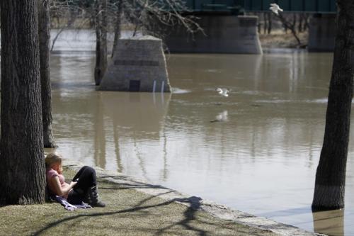 Nice weather at The Forks, Saturday, May 4, 2013. (TREVOR HAGAN/WINNIPEG FREE PRESS)