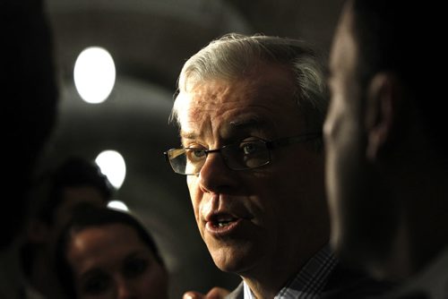 Manitoba Premier Greg  Selinger  after question period in the Manitoba Legislature . (WAYNE GLOWACKI/WINNIPEG FREE PRESS) Winnipeg Free Press May 7 2013