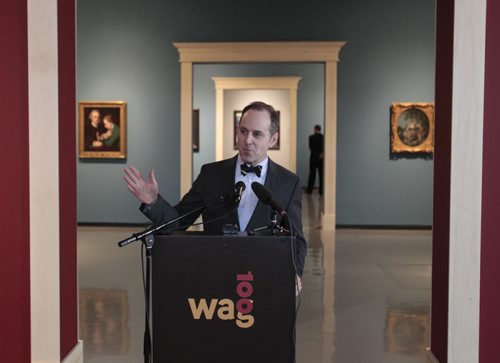 Stephen Borys, Executive Director, WAG  at media event Thursday for the WAG 100 Masters exhibit in the Winnipeg Art Gallery.  Carolin Vesely story  (WAYNE GLOWACKI/WINNIPEG FREE PRESS) Winnipeg Free Press May 9 2013