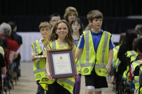 Riverview Community School wins 3rd place in the best school patrol in the city. May 24, 2013  BORIS MINKEVICH / WINNIPEG FREE PRESS