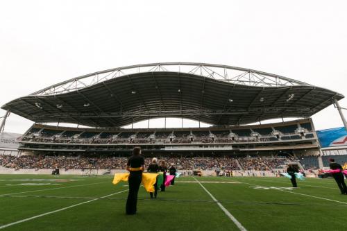 About 15,000 people attended the first event at Investors Group Field Saturday afternoon - at the One Heart celebration.  130526 - Sunday, May 26, 2013 - (Melissa Tait / Winnipeg Free Press)