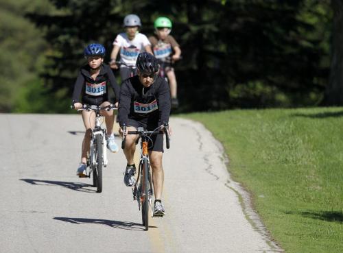 The TriFactor Family Duathlon in Kildonan Park, Sunday, June 2, 2013. (TREVOR HAGAN/WINNIPEG FREE PRESS)