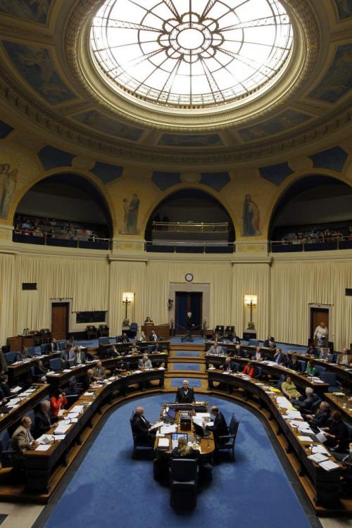 The house sits at the leg. LARRY STORY. June 5, 2013  BORIS MINKEVICH / WINNIPEG FREE PRESS