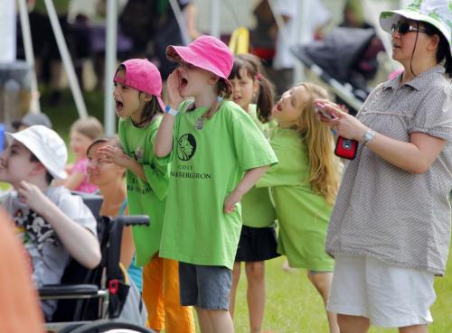 Kidsfest at the Forks. Some kids at the festival. NO NAMES GIVEN. June 6, 2013  BORIS MINKEVICH / WINNIPEG FREE PRESS