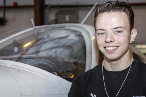 Twenty year old aircraft maintenance apprentice Dylan Pereira will be representing Canada at the World Skills competition beginning July 2 in Leipzig, Germany. Wednesday, June 12, 2013 (MCNEILL) (JESSICA BURTNICK/WINNIPEG FREE PRESS)
