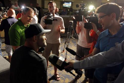 UFC161 press conference. Dan Henderson interviewed. June 13. BORIS MINKEVICH / WINNIPEG FREE PRESS June 13, 2013.