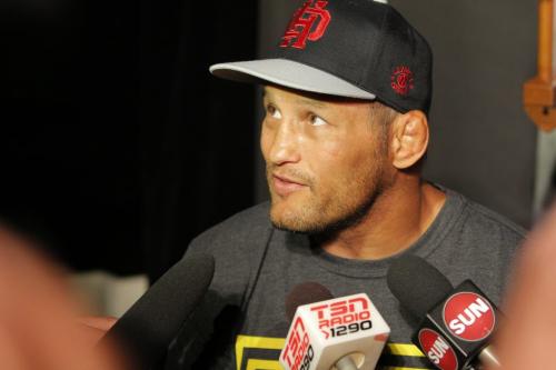 UFC161 press conference. Dan Henderson interviewed. June 13. BORIS MINKEVICH / WINNIPEG FREE PRESS June 13, 2013.