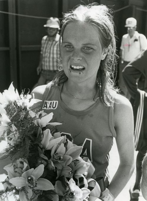 First annual Manitoba Marathon - June 16,  1979 Winnipeg Free Press  Gail Volk of Seattle was the first female to finish.   (Ken Gigliotti/Winnipeg Free Press )