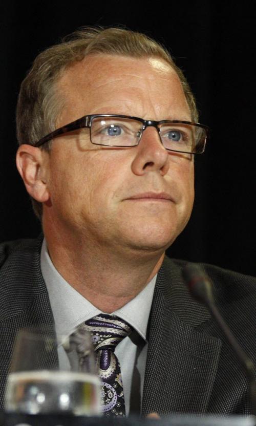 , Sask.  Premier Brad Wall  at joint closing statement  speaks about Potash , Justin Trudeau  andhydro  power at the  2013 Western  Premiers Conference  noon hour closing press conference  Monday at the Fairmont Hotel  , they will discussed oil ,  the economy , and other issues  such as bullying . Story by  Larry Kusch  KEN GIGLIOTTI / JUNE 7 2013 / WINNIPEG FREE PRESS